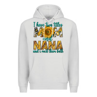 Dove Grey i have two titles mom and nana and i rock them bot Premium Hoodie - texasbilliewilder