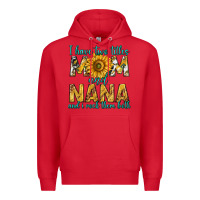 Red i have two titles mom and nana and i rock them bot Premium Hoodie - texasbilliewilder