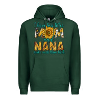 Sports Green i have two titles mom and nana and i rock them bot Premium Hoodie - texasbilliewilder