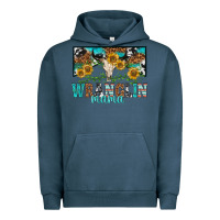 Pigment Midnight Navy wranglin mama Urban Hoodie - texasbilliewilder