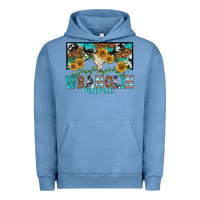 Pigment Pebble Blue wranglin mama Urban Hoodie - texasbilliewilder