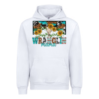 White wranglin mama Urban Hoodie - texasbilliewilder