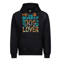 Black wife mother dog lover with paws Urban Hoodie - texasbilliewilder