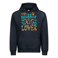Navy wife mother dog lover with paws Urban Hoodie - texasbilliewilder