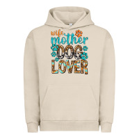 Pigment French Oak wife mother dog lover with paws Urban Hoodie - texasbilliewilder