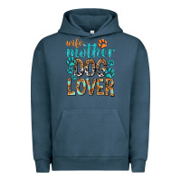 Pigment Midnight Navy wife mother dog lover with paws Urban Hoodie - texasbilliewilder