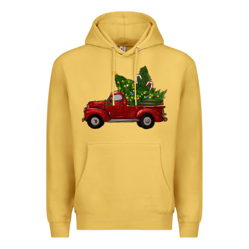 Christmas Trees With Truck Premium Hoodie by RanaPortraitStore | Teevron