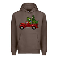 Coffee christmas trees with truck Premium Hoodie - RanaPortraitStore