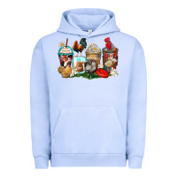 Pigment Grape Ice rooster coffee cups Urban Hoodie - Zillion Design Studio