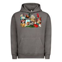 Pigment Tornado rooster coffee cups Urban Hoodie - Zillion Design Studio
