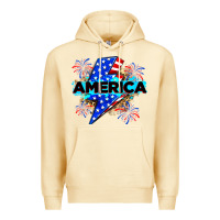 Pina Colada America with lightning bolt Premium Hoodie - Zillion Design Studio