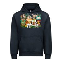 Navy goats coffee cups Urban Hoodie - Zillion Design Studio