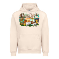 Sandshell goats coffee cups Urban Hoodie - Zillion Design Studio
