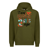 Army Green i was normal two kids ago Premium Hoodie - texasbilliewilder