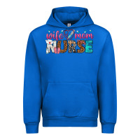 Cobalt wife mom nurse Urban Hoodie - texasbilliewilder