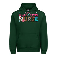 Forest Green wife mom nurse Urban Hoodie - texasbilliewilder