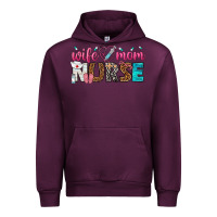 Mauve Wine wife mom nurse Urban Hoodie - texasbilliewilder
