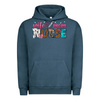 Pigment Midnight Navy wife mom nurse Urban Hoodie - texasbilliewilder
