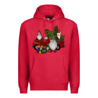 Cardinal christmas gnomes with truck Premium Hoodie - RanaPortraitStore