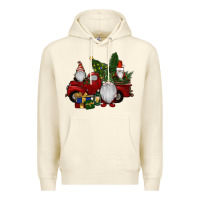 Sandshell christmas gnomes with truck Premium Hoodie - RanaPortraitStore