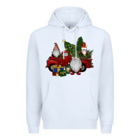 White christmas gnomes with truck Premium Hoodie - RanaPortraitStore