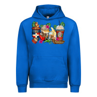 Cobalt dominican republic coffee cups Urban Hoodie - Zillion Design Studio