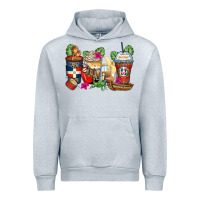 Heather Grey dominican republic coffee cups Urban Hoodie - Zillion Design Studio