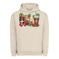 Pigment French Oak dominican republic coffee cups Urban Hoodie - Zillion Design Studio