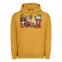 Pigment Peanut Butter dominican republic coffee cups Urban Hoodie - Zillion Design Studio