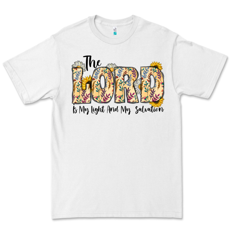 The Lord Is My Light And My Salvation Premium Tee by CowhideDigitalArt | Teevron