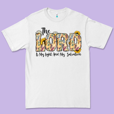 The Lord Is My Light And My Salvation Premium Tee Designed By Cowhidedigitalart