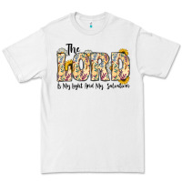 White the lord is my light and my salvation Premium Tee - CowhideDigitalArt