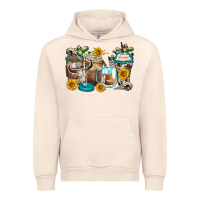 Sandshell bull skull coffee cups Urban Hoodie - Zillion Design Studio