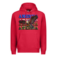 Cardinal america america america america Premium Hoodie - Zillion Design Studio