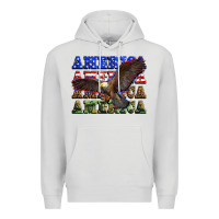 Dove Grey america america america america Premium Hoodie - Zillion Design Studio