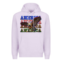 Lilac america america america america Premium Hoodie - Zillion Design Studio