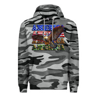 Slate Camo america america america america Premium Hoodie - Zillion Design Studio