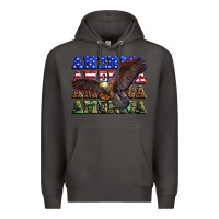 Smoke america america america america Premium Hoodie - Zillion Design Studio