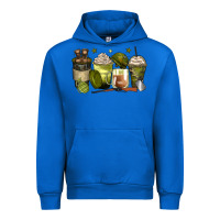 Cobalt army coffee cups Urban Hoodie - Zillion Design Studio