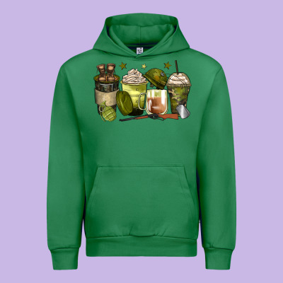 Army Coffee Cups Urban Hoodie Designed By Zillion Design Studio