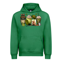 Emerald army coffee cups Urban Hoodie - Zillion Design Studio