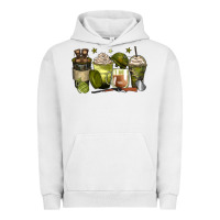 Pigment Lunar Rock army coffee cups Urban Hoodie - Zillion Design Studio
