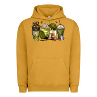 Pigment Peanut Butter army coffee cups Urban Hoodie - Zillion Design Studio