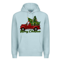 Merry Christmas Baby Sheep Trees With Truck Premium Hoodie | Teevron