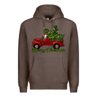 Coffee merry christmas baby sheep trees with truck Premium Hoodie - RanaPortraitStore