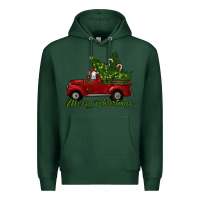 Sports Green merry christmas baby sheep trees with truck Premium Hoodie - RanaPortraitStore