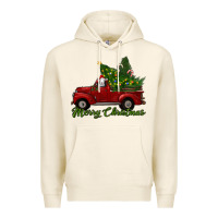 Tofu merry christmas baby sheep trees with truck Premium Hoodie - RanaPortraitStore
