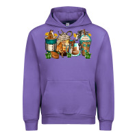 Tulip horses coffee cups Urban Hoodie - Zillion Design Studio