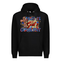 Black this is god's country Premium Hoodie - Zillion Design Studio