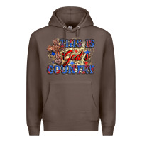 Coffee this is god's country Premium Hoodie - Zillion Design Studio